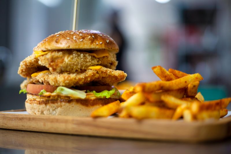 Spicy Nashville Sandwich - wings over hot chicken
