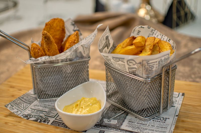 Seasoned Waffle Fries side dish